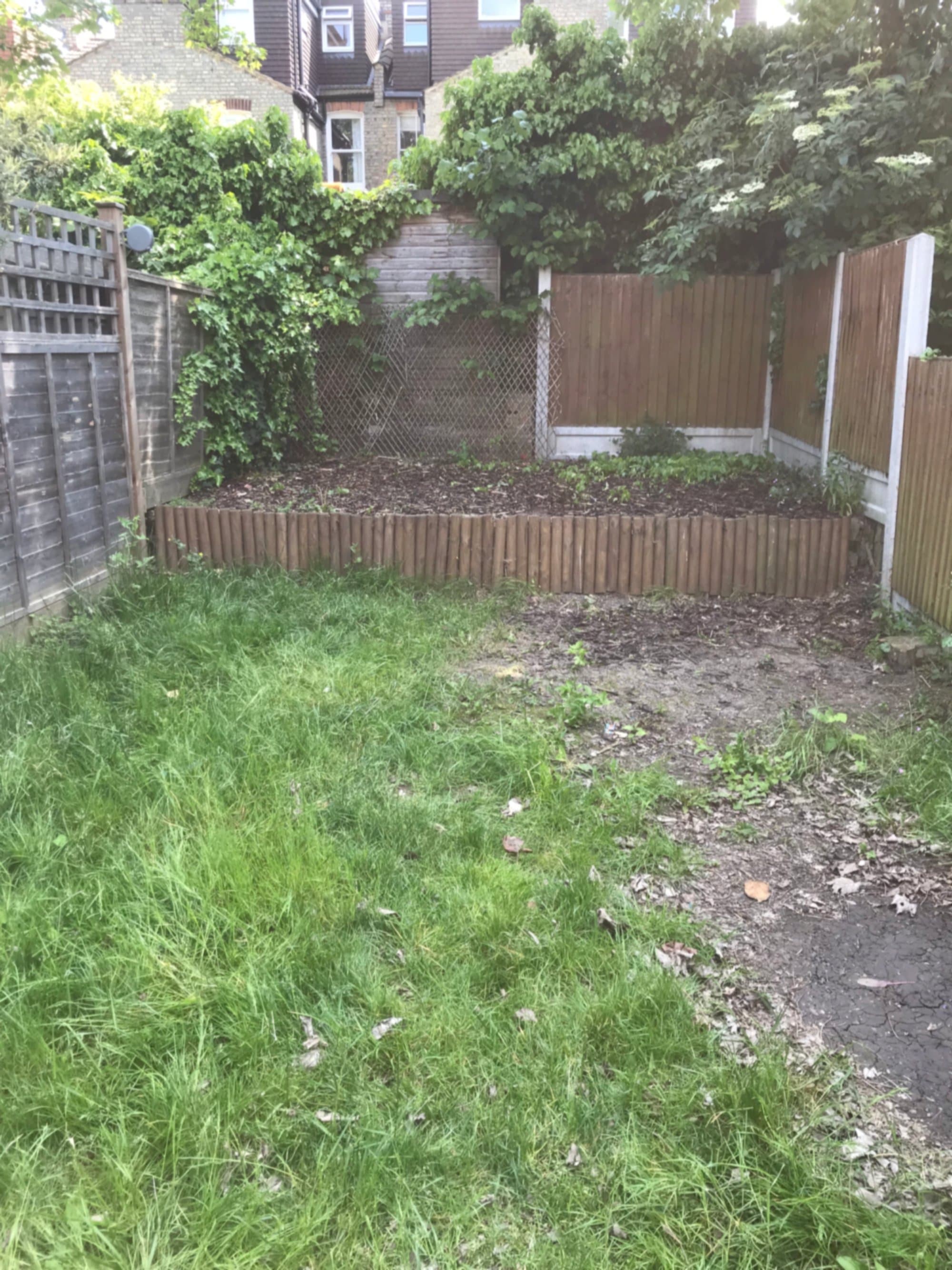 A Garden Reworked in Bounds Green before the work